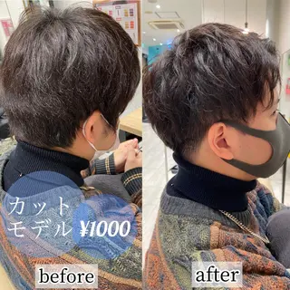 メンズ 新宿/韓国ヘア 中明度カラー/かやのヘアスタイル