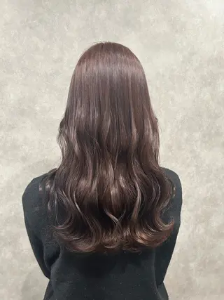 ロング カラー 廣瀬 あずさのヘアスタイル