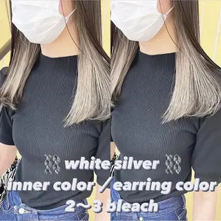 カラー 渋谷:インナーカラー ／🍒エリカ🍒のヘアスタイル