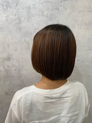 ミディアム yuite 新河岸のヘアスタイル