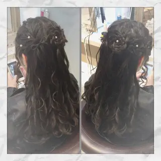 ロング ヘアアレンジ ヘアセット/着付け 𓇼 松本 夏美𓇼のヘアスタイル