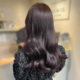 セミロング カラー ブリーチなしカラー kana🐱のヘアスタイル