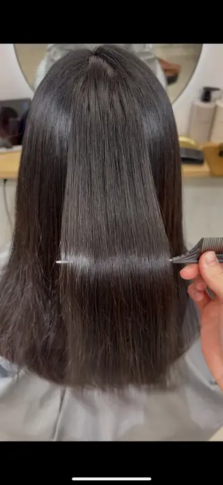 ロング 🎀プルプル縮毛矯正 cocoha🎀のヘアスタイル