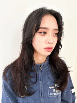 ロング 大江 海斗のヘアスタイル