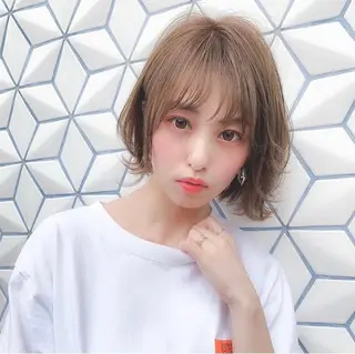 ミディアム カラー お客様満足No.1 🌈Neneのヘアスタイル