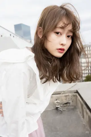 カラー ミディアム ANGELICA 吉川智昭のヘアスタイル