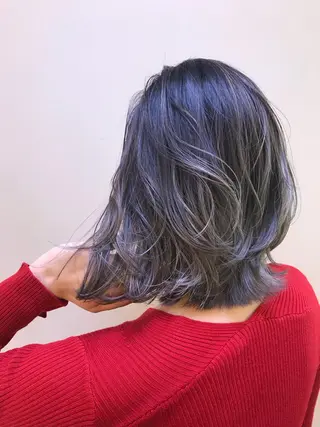 ミディアム ill【イル】天神西通り店所属・髪質改善縮毛矯正/暖 色カラー/ウエダカナのヘアスタイル