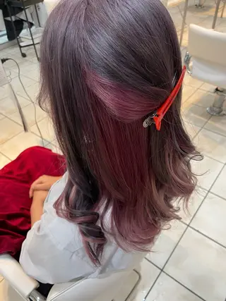 ミディアム カラー 🏰縮毛矯正 🏰NOAのヘアスタイル