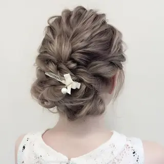 セミロング ロング ヘアアレンジ 沢田 瞳のヘアスタイル