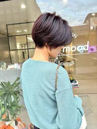 ショート カラー mood tatemachiのヘアスタイル