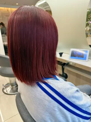 ミディアム 💎艶髪カラー✨ kei／透明感のヘアスタイル