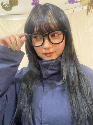 ロング andthebricks所属・剱持 介里のヘアスタイル