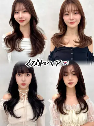 ロング 🔮韓国スタイル/艶 カラー/あやか🔮のヘアスタイル