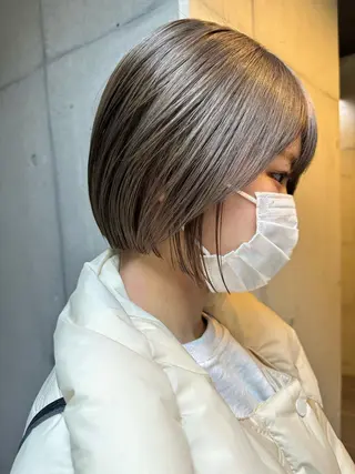 ショート カラー 似合わせウルフ/ レイヤー/山本祐輔のヘアスタイル