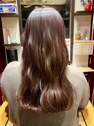 ロング カラー 【くせ毛さんのお悩み 解決🍀】栗橋のヘアスタイル