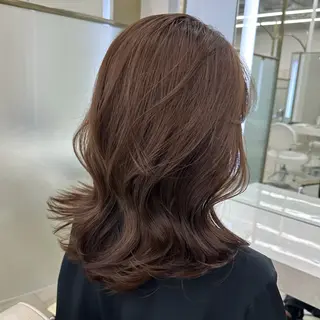 セミロング カラー COA銀座｜はるひ 🌸カラーモデル募集のヘアスタイル