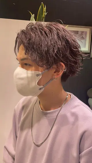 カラー 益野 凌のヘアスタイル