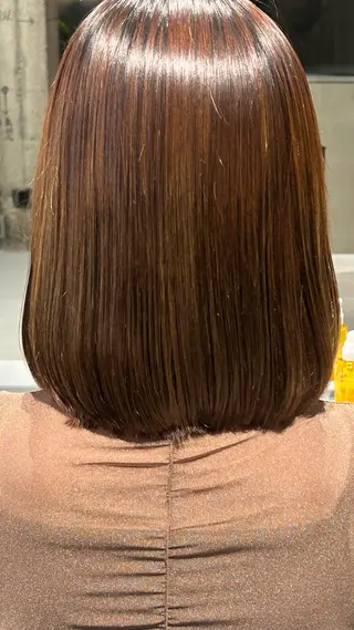 ミディアム 玉置 七海のヘアスタイル