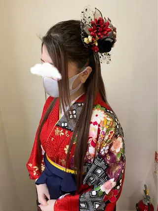 ロング すみす🎀ヘアメ/ 艶カラー/エクステのヘアスタイル