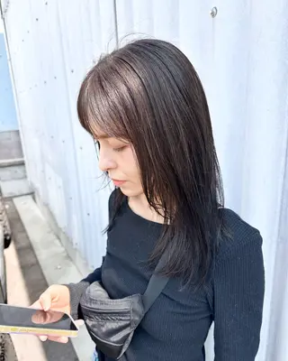 ロング 南 星来のヘアスタイル