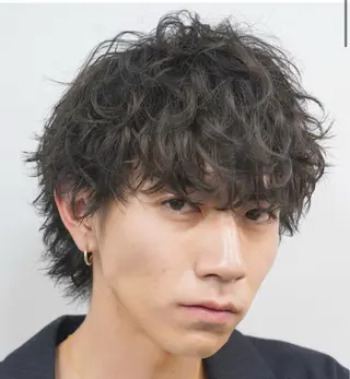 パーマ メンズ 仙台フェザーパーマ/ fifth/遠藤楓雅のヘアスタイル