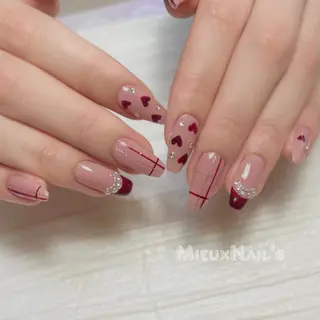 ネイル Miyu❤️‍🔥 Mieuxnailsのネイルデザイン