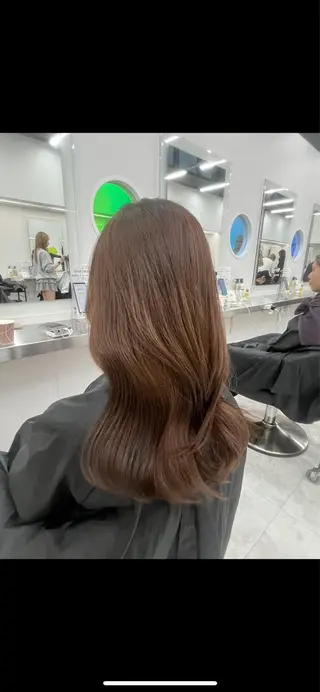 ロング 艶髪ハイトーンカラー 渋谷🎀ririkaのヘアスタイル