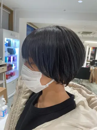 ショート 長町/酸性ストレート /曲がる縮毛矯正のヘアスタイル