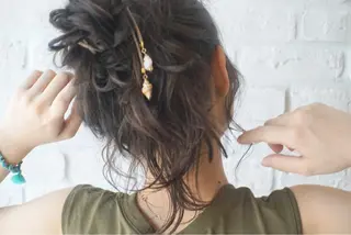 ロング ヘアアレンジ SHANTi 飯塚 ヘアセット/髪質改善のヘアスタイル