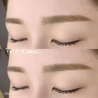 アイブロウ プティリボン 玉城のマツエク・マツパデザイン