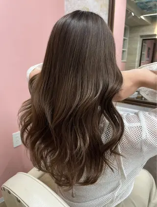 セミロング カラー 韓国ヘア×髪質改善 /takatoのヘアスタイル
