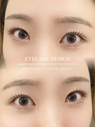 マツエク・マツパ CURE MORITAのマツエク・マツパデザイン