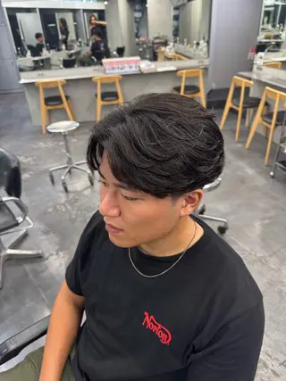 パーマ メンズ fifth 丸山太誠のヘアスタイル