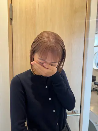 ショート カラー トレンドと似合わせ/ マンツーマン/西上楓のヘアスタイル