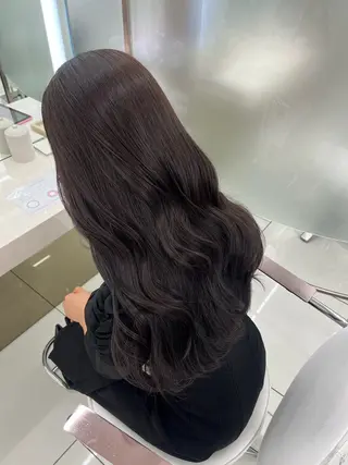 カラー 𝑺𝑨𝑾𝑨🤍 艶モテ透明感カラーのヘアスタイル