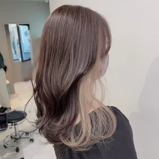 セミロング ケアブリーチ🌟 ♢WATARU♢のヘアスタイル