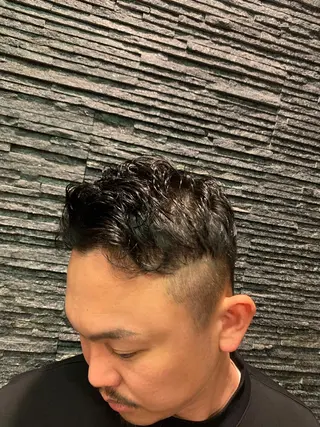 ショート メンズ ヒロ銀座 バーバーショップ神楽坂所属・ひらお あおとのヘアスタイル