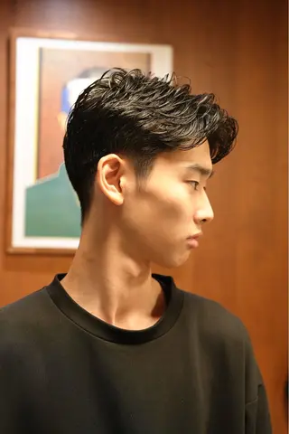 メンズ メンズパーマ いしだ りょうのヘアスタイル