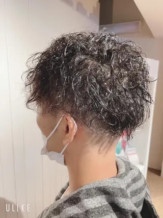 ショート パーマ ❣️モードケイズ塚口 和田一将のヘアスタイル
