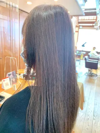 ロング カラー パーマ Artist 藤﨑紘成のヘアスタイル