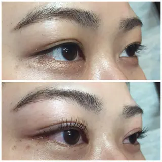 ミディアム カラー パーマ ヘアアレンジ ネイル マツエク・マツパ ｍａｌｃ．所属・大阪/天王寺/寺田町 /河堀口のマツエク・マツパデザイン