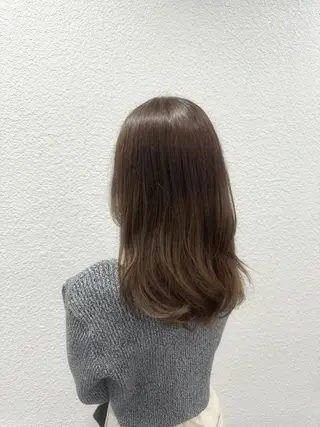 セミロング カラー 🩰片川 真白🪽のヘアスタイル