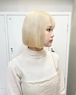 ショート カラー 田中大星 /ボブ 縮毛矯正のヘアスタイル