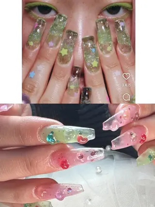 ネイル リセス 高田馬場のネイルデザイン