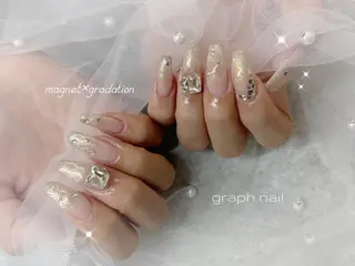 ネイル graph nail【グラフ ネイル】所属・graphnail‪ ‪‪❤︎‬manaのネイルデザイン
