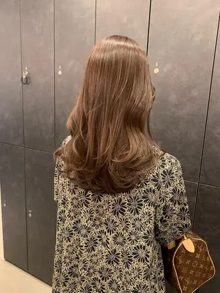 セミロング カラー 似合わせcut ◎ 倉橋実咲のヘアスタイル