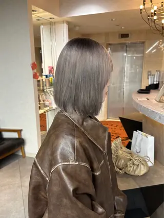 ロング カラー 韓国/レイヤー/ 透明感🩶ひかる🩶のヘアスタイル