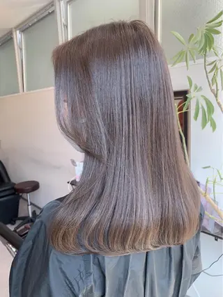 ミディアム SALOWIN 銀座一丁目店所属・髪質改善/縮毛矯正 🎀小林 唯 🎀のヘアスタイル