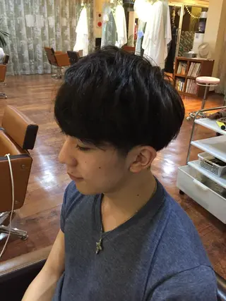 メンズ ROOM所属・髪質改善・縮毛矯正/ 下村陽平のヘアスタイル