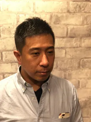 ショート メンズ hiroginza新橋銀座口店モデル専用所属・岩間 佳祐のヘアスタイル